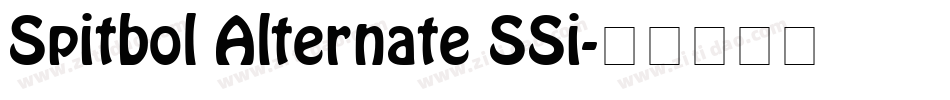 Spitbol Alternate SSi字体转换